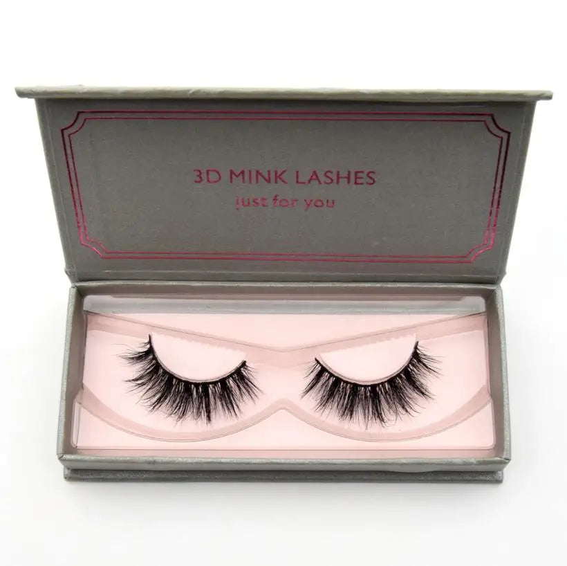 Visofree 3D Mink Lashes – High Volume Natural Black False Eyelashes #108, #109, #110