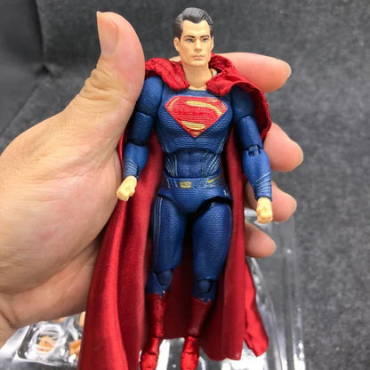 16cm DC Superman MAFEX 057 Action Figure — Justice League Collectible Model, BJD Toy Gift