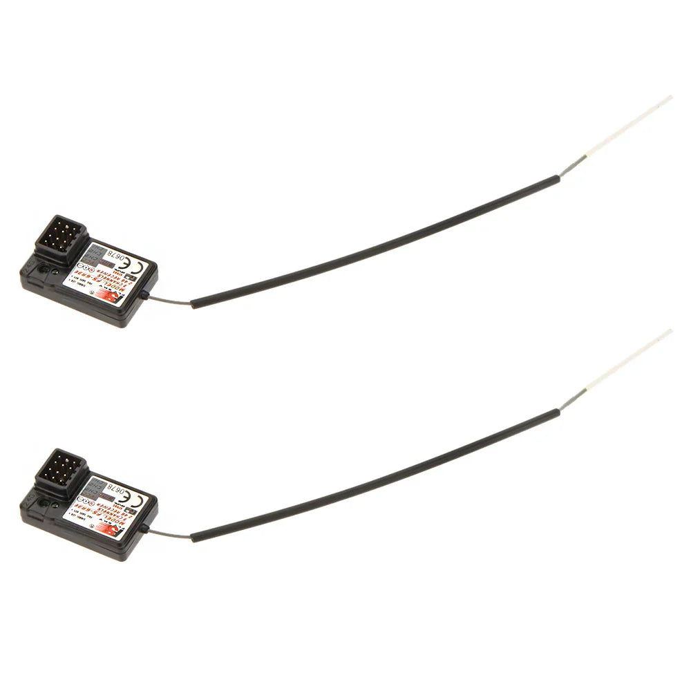 Flysky FS-GR3E 3-Channel 2.4G Receiver for RC Car, Truck, Boat – Upgrade for GT3B/GT3C Transmitter, Failsafe Included (1/2/4pcs)