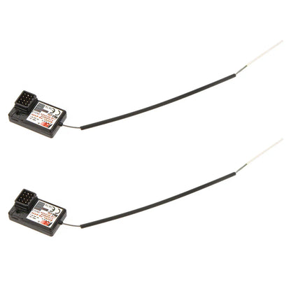 Flysky FS-GR3E 3-Channel 2.4G Receiver for RC Car, Truck, Boat – Upgrade for GT3B/GT3C Transmitter, Failsafe Included (1/2/4pcs)