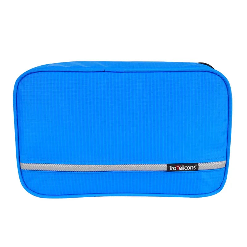 Hanging Travel Toiletry Bag | Organizer Kit for Men & Women with Cosmetics & Makeup Storage