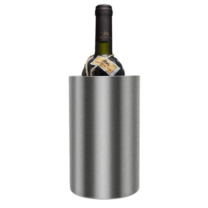 UPORS Stainless Steel Wine Cooler Bucket – Double Wall Bottle Holder for Champagne, Beer & Ice, Bar Chiller Tool