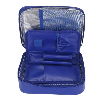 Mega Insulin Cooler Box – Portable Medium-Sized Insulated Travel Case for Diabetics with Nylon Fabric & Aluminum Foil Lining