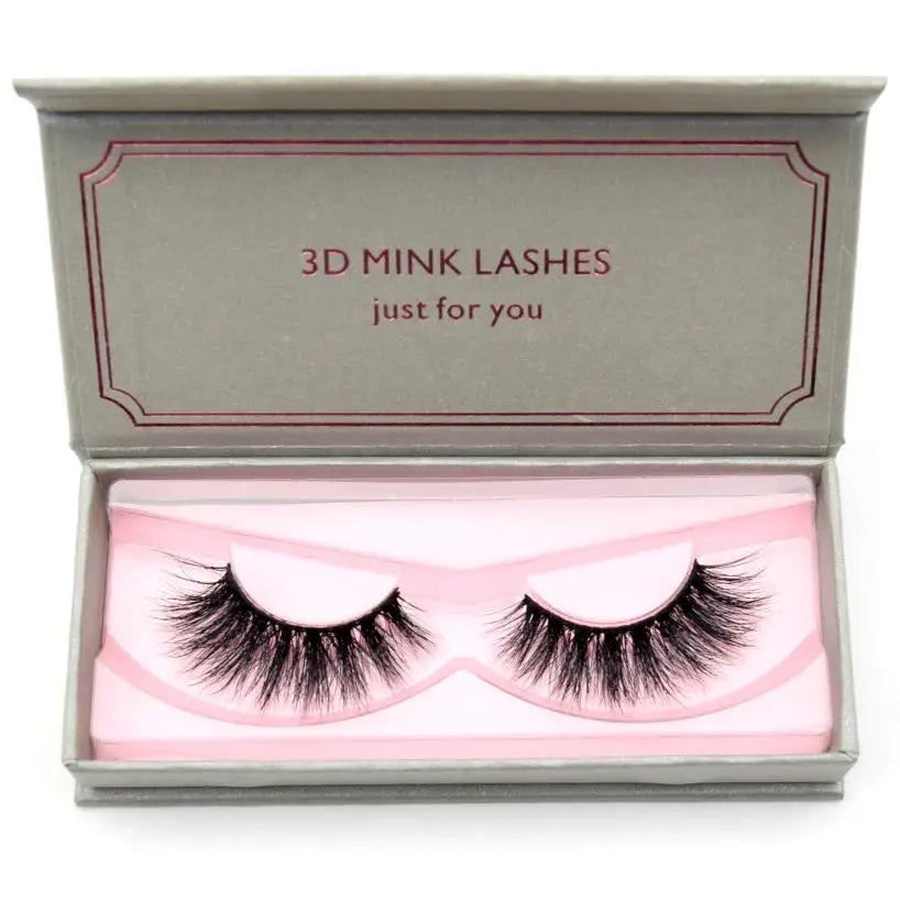 Visofree 3D Mink Lashes – High Volume Natural Black False Eyelashes #108, #109, #110