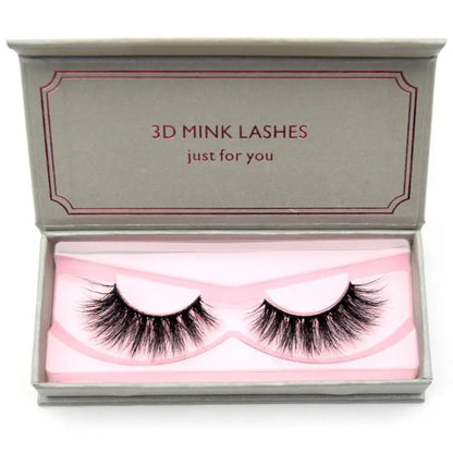 Visofree 3D Mink Lashes – High Volume Natural Black False Eyelashes #108, #109, #110