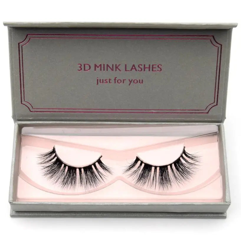 Visofree 3D Mink Lashes – High Volume Natural Black False Eyelashes #108, #109, #110