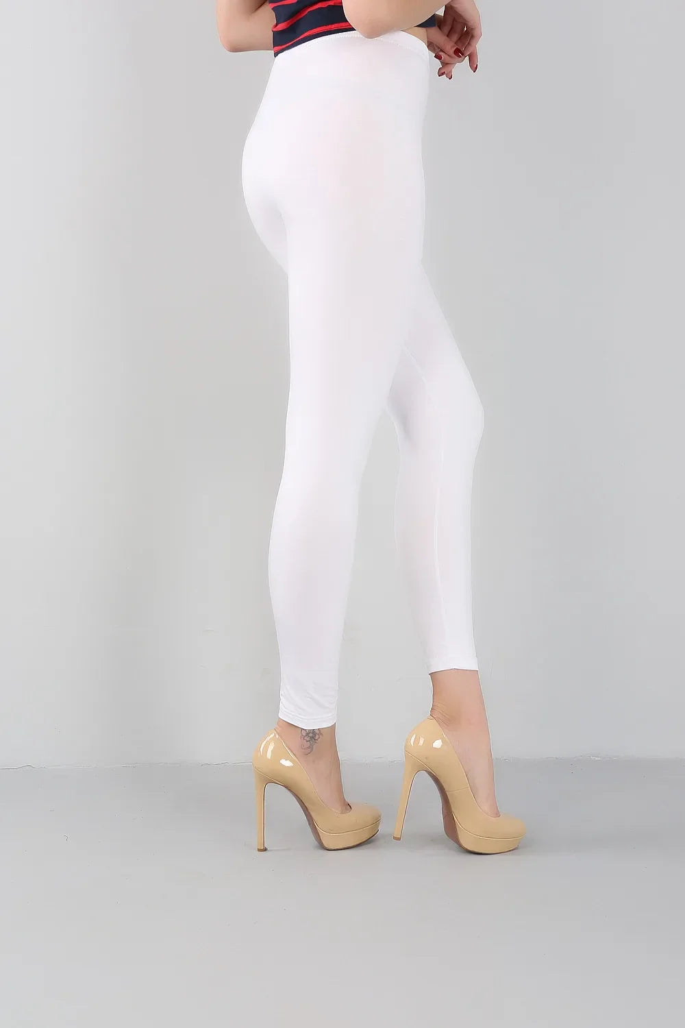 2023 Women's Bamboo Fiber High Elastic Slim Leggings – Plus Size 2XL-7XL, Spring & Summer Fashion