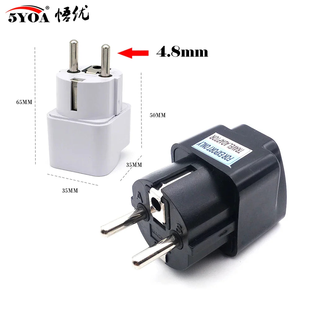 Universal Electric Plug Power Socket Adapter – International Travel Charger Converter for EU, UK, US, AU