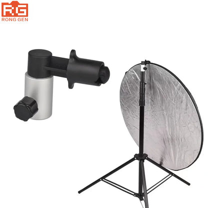 Vertical Clip Reflector Bracket – Swivel Head Support Arm for Photography Panel & Diffuser Reflectors