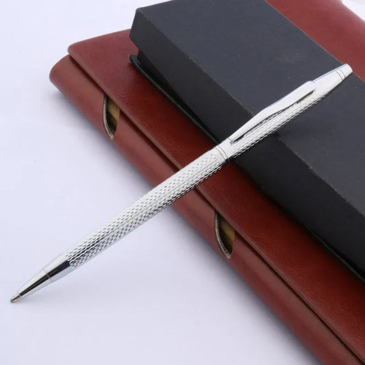 Luxury Twist Wave Metal Ballpoint Pen – High-Quality Drawing & Writing Pen for Office and School