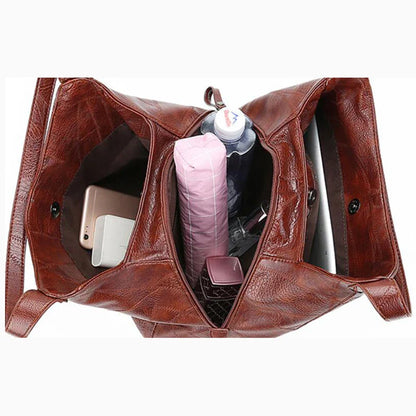 Yogodlns Vintage Women's Handbag - Designer Luxury Shoulder Tote, Fashion Brand Top-Handle Bag