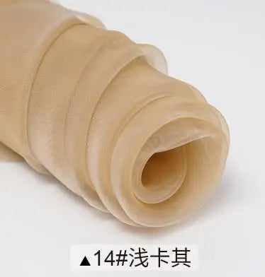 Sheer Organza Fabric Roll - Wedding Party Decoration Material for Romantic Events & Birthday Decor