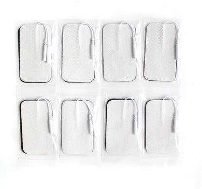 5×9cm Non-Woven Electrode Pads – 2mm Plug for TENS Muscle Stimulator & Acupuncture Machine, Gel Patch Accessories