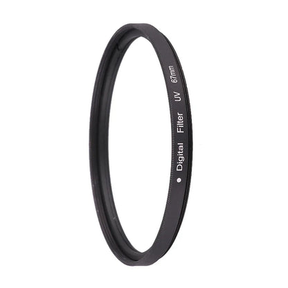 Lens UV Digital Filter Protector — Fits 37mm to 82mm for Canon, Nikon DSLR & SLR Cameras (Sample Package)