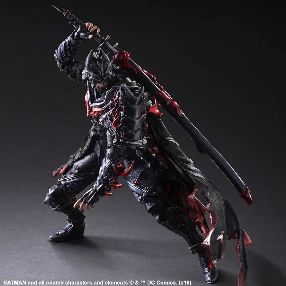 2017 Play Arts Bushido Batman Figure - 27cm Collectible Action Toy for Fans & Display
