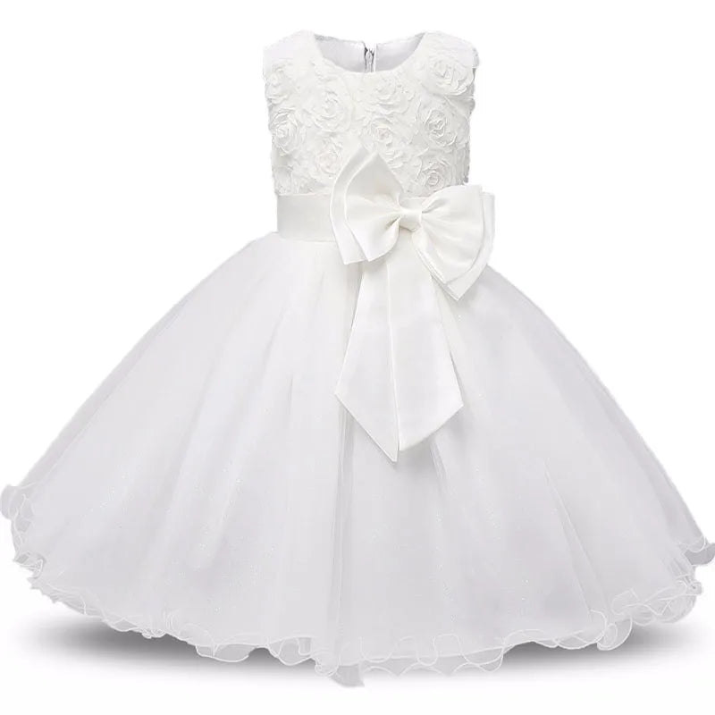 Girls Lace Tutu Princess Dress - Elegant Birthday and Party Dress for Baby and Kids