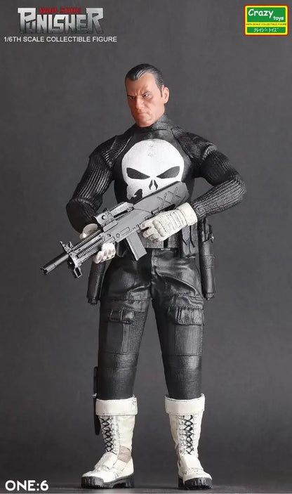 Punisher War Zone Action Figure 1:6 Scale - 12 Inch PVC Collectible Model Toy for Display & Collection