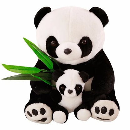 Panda Plush Toy Set - Cute Mother & Son Stuffed Animals for Kids, Girls, Gifts & Home Decor