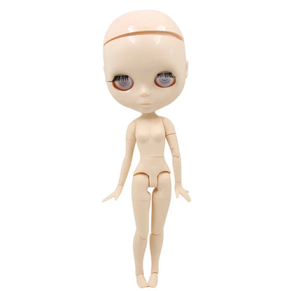 DBS Blyth Doll Toy – 30cm Joint Body Bald Head DIY Doll without Eyechips, Loose Scalp