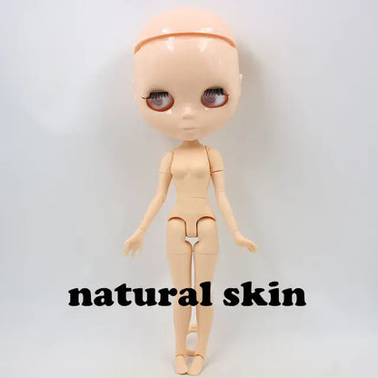 DBS Blyth Doll Toy – 30cm Joint Body Bald Head DIY Doll without Eyechips, Loose Scalp