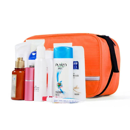 Hanging Travel Toiletry Bag | Organizer Kit for Men & Women with Cosmetics & Makeup Storage