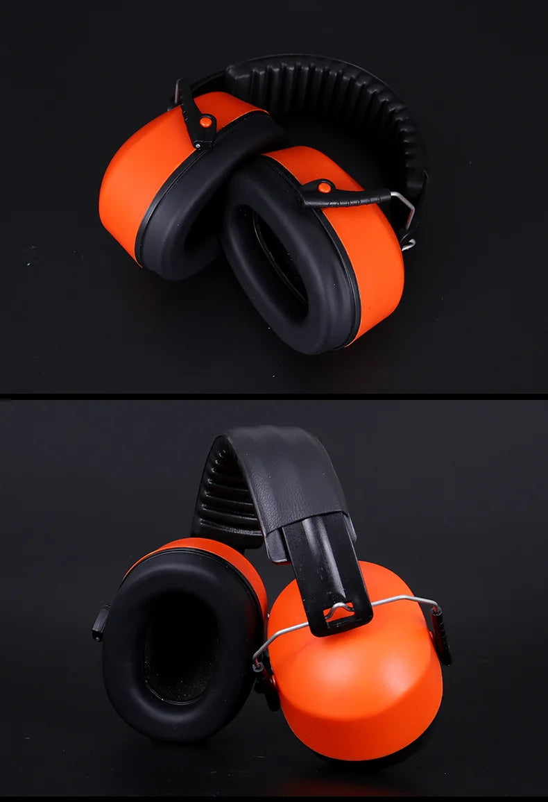 Work Safety Earmuffs – Anti-Noise Portable Ear Protectors for Work, Study, Sleeping, Woodwork & Shooting