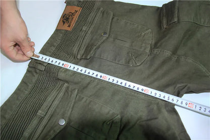 Men's Motorcycle Jeans – Featherbed Riding Pants, Standard Version for Car Ride & Summer Riding