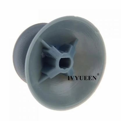 IVYUEEN 100PCS Black Analog Stick Caps – Thumb Grip Covers for PS5, PS4, PS3 & Xbox Controllers