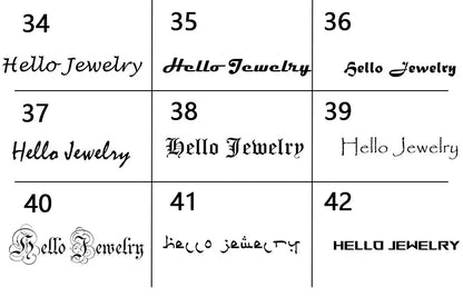 100pcs Square Head Bracelet Rings – Custom Logo Label Price Tags for Jewelry Display & Packaging Accessories Wholesale