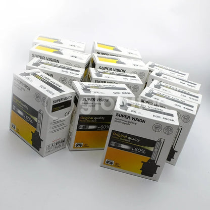 GLOWTEC HID Headlight Bulbs - D1S D2S D3S D4S Series Xenon Replacement Lamps 4300K-8000K