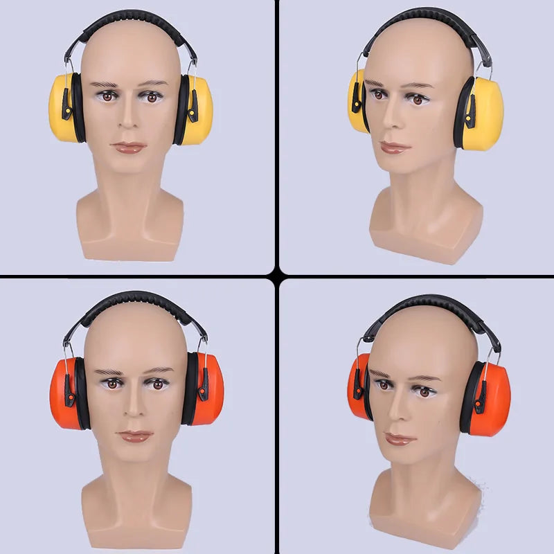 Work Safety Earmuffs – Anti-Noise Portable Ear Protectors for Work, Study, Sleeping, Woodwork & Shooting