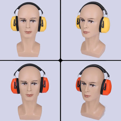 Work Safety Earmuffs – Anti-Noise Portable Ear Protectors for Work, Study, Sleeping, Woodwork & Shooting