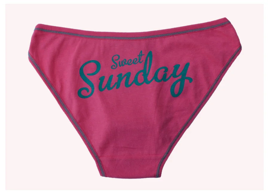 Women's Cotton Panties - 7 Pack Sexy Everyday Briefs & Knickers, M/L/XL Lingerie Set