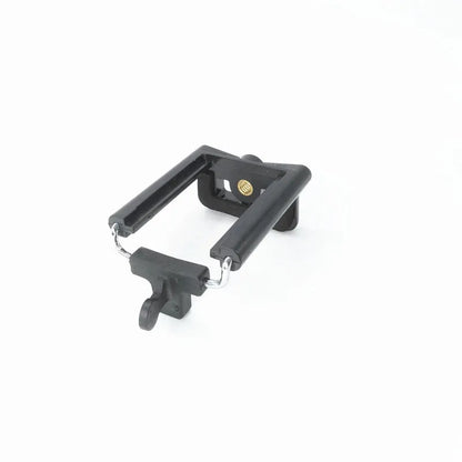 FGHGF Black Phone Holder Tripod Stand with 1/4 Inch Screw Hole Selfie Stick Clip Accessories