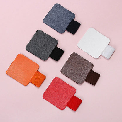 31 Colors Self-Adhesive Leather Pen Holder - Elastic Loop Clip for Notebooks, Journals, and Clipboards