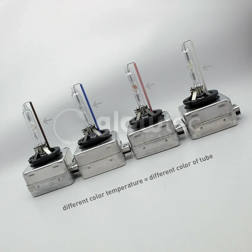 GLOWTEC HID Headlight Bulbs - D1S D2S D3S D4S Series Xenon Replacement Lamps 4300K-8000K
