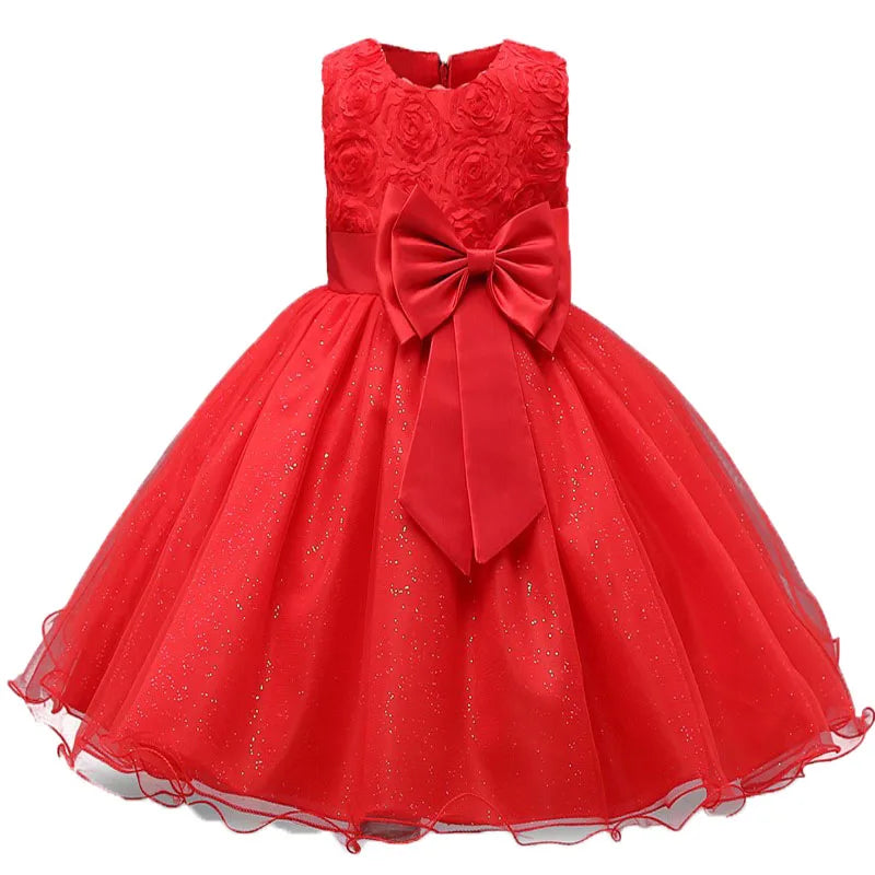Girls Lace Tutu Princess Dress - Elegant Birthday and Party Dress for Baby and Kids