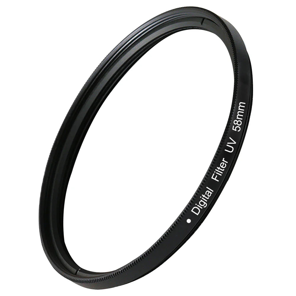 Lens UV Digital Filter Protector — Fits 37mm to 82mm for Canon, Nikon DSLR & SLR Cameras (Sample Package)