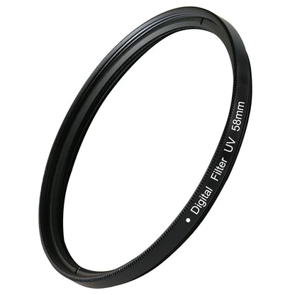 Lens UV Digital Filter Protector — Fits 37mm to 82mm for Canon, Nikon DSLR & SLR Cameras (Sample Package)