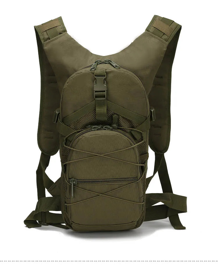 15L Molle Tactical Backpack – Outdoor Sports Bicycle Bag for Cycling, Hiking, Climbing, Camping & Fishing with Hydration Support