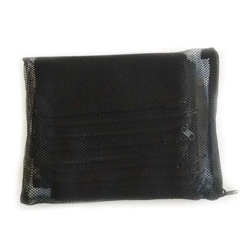 10Pcs Mesh Filter Net Bags – Aquarium Pond Bio Ball, Carbon Media & Ammonia Isolation Bags, White & Black