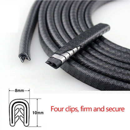 Universal Car Door Edge Protector - Auto Door Guard Protective Strips for Automobiles, Trunk, Hood Sealant Strip