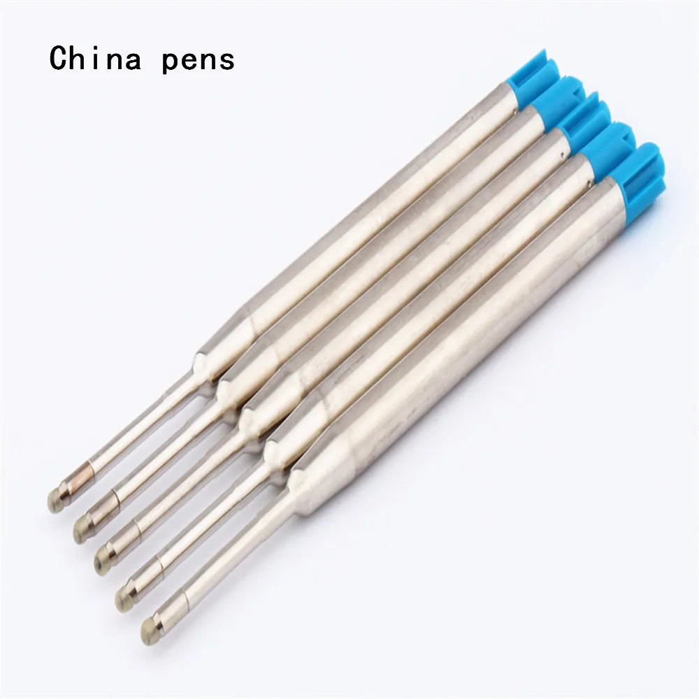 High Quality 039 Push Ballpoint Pen – Gold & Silver Medium Nib Writing Pen for Business, Office & School Supplies
