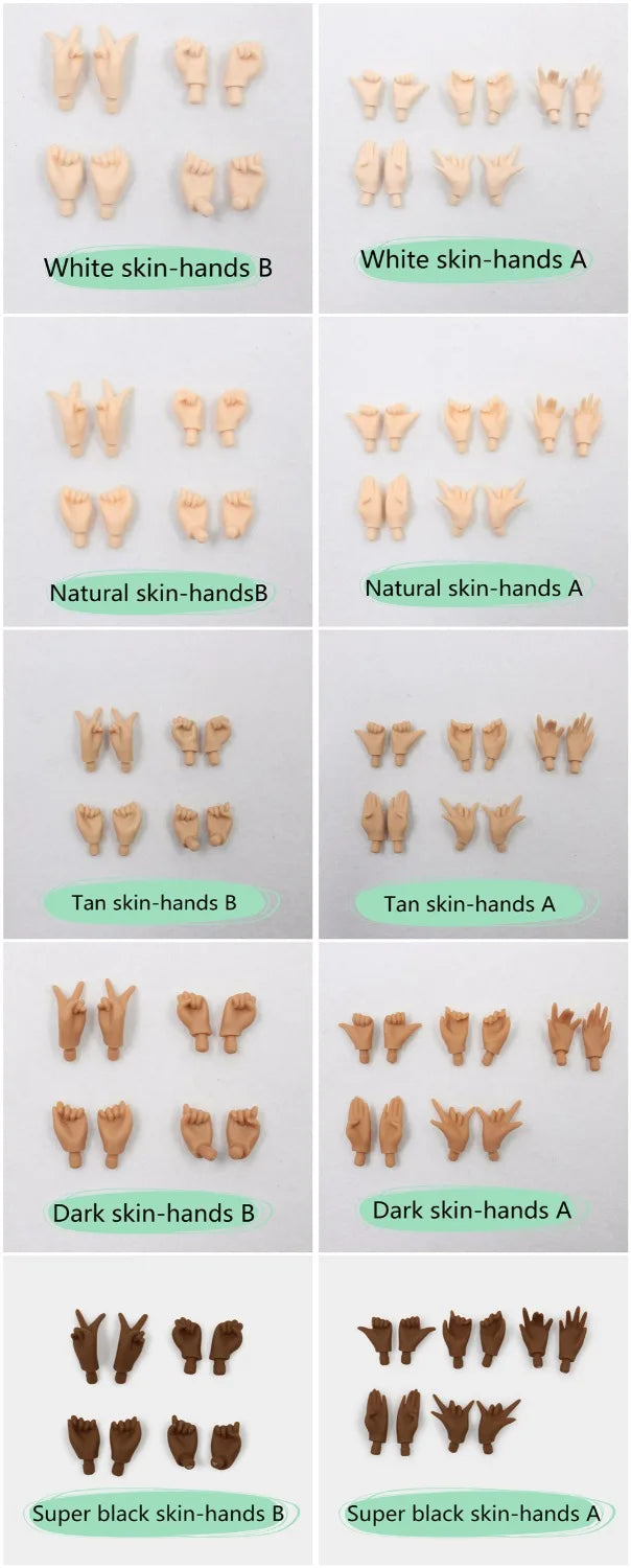 DBS Blyth Doll Toy – 30cm Joint Body Bald Head DIY Doll without Eyechips, Loose Scalp