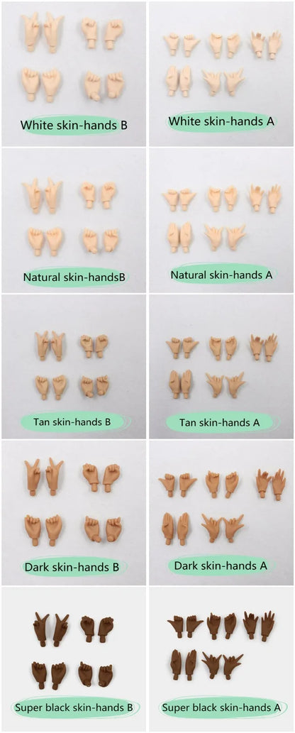 DBS Blyth Doll Toy – 30cm Joint Body Bald Head DIY Doll without Eyechips, Loose Scalp