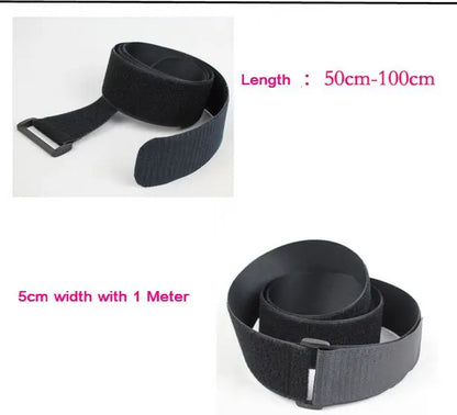 Reusable Nylon Luggage Straps with Buckle – 5cm x 0.5M/1M Hook & Loop Fastening Tape