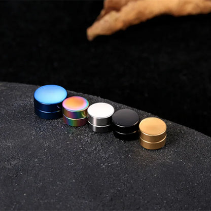 6/8/10/12 mm Magnetic Health Earrings – Popular Non-Piercing Ear Studs for Men, Women, and Kids, Punk Style