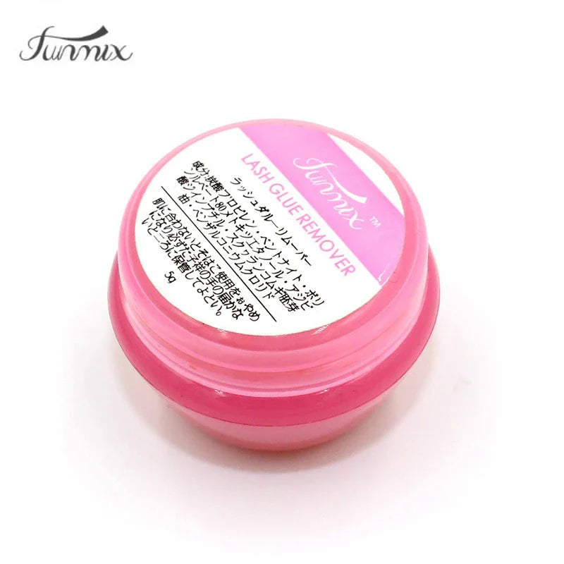 5g Professional Pink Eyelash Extension Glue Remover Cream – Gentle Lash Adhesive Dissolver for Makeup & Salon Use