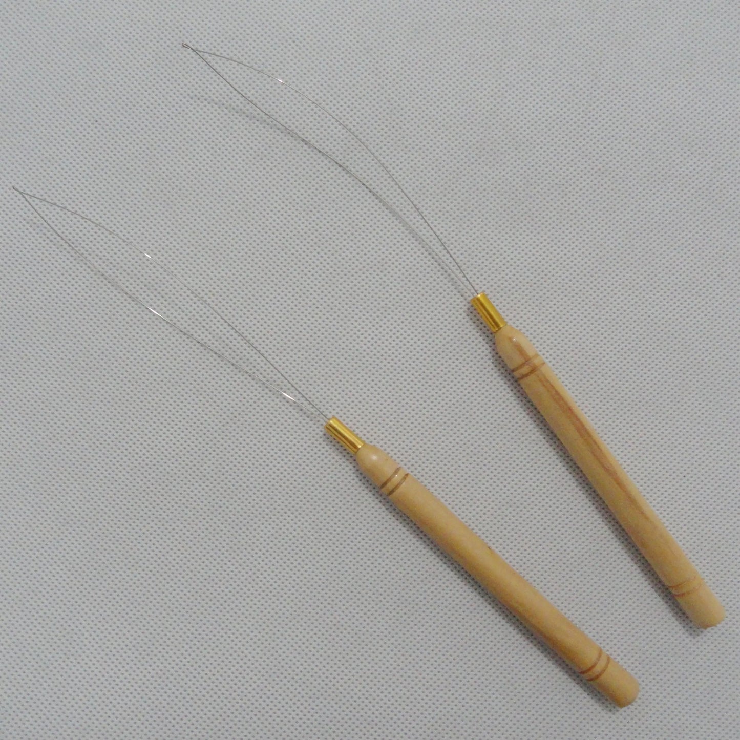 Micro Rings Loop Threader Needle: Hair Extension Tool - Compatible with Hair Plier Beads, Crochet Hook Loop for Micro Ring Installation