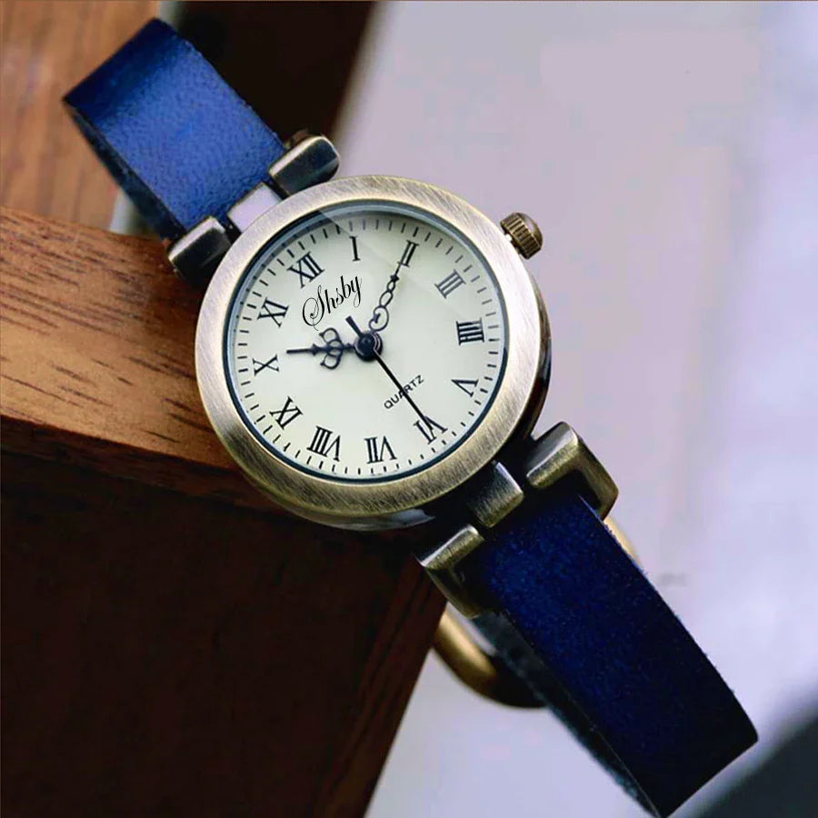 Shsby New Fashion Leather Watch – Hot-Selling ROMA Vintage Dress Watch for Women